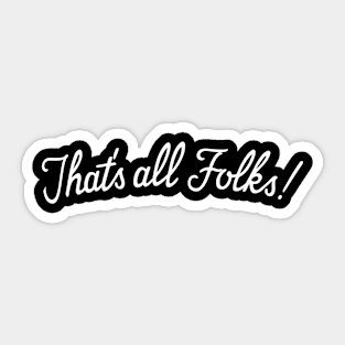 anthony davis that's all folks Sticker